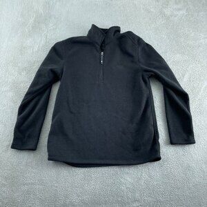 The North Face Black Mens 1/4 Zip Pullover Sweatshirt M 5875